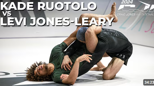 Kade Ruotolo vs Levi Jones-Leary na final do Craig Jones Invitational