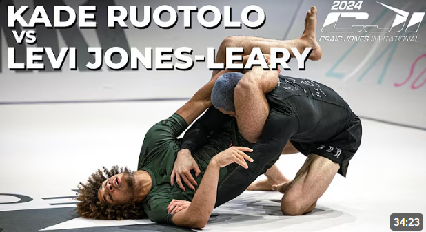 Kade Ruotolo vs Levi Jones-Leary na final do Craig Jones Invitational